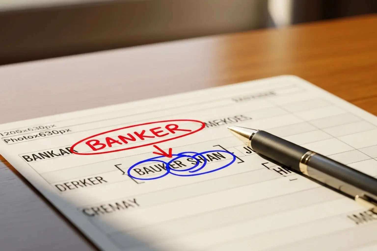 Racecard with one horse circled as banker and others grouped as floaters for a part-box bet